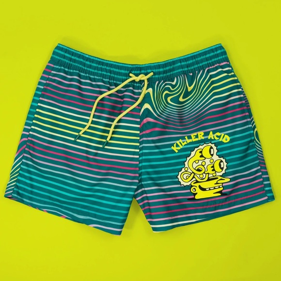 Killer Acid Other - Killer Acid Swim Shorts Board Shorts Striped XL